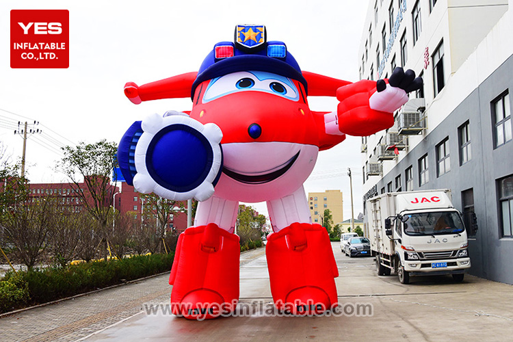 Movie cartoon super flying hero inflatable