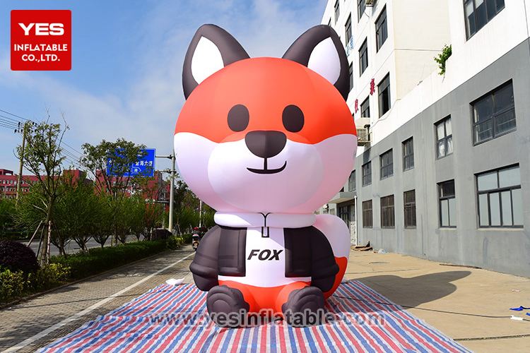 Cartoon fox doll customized inflatable