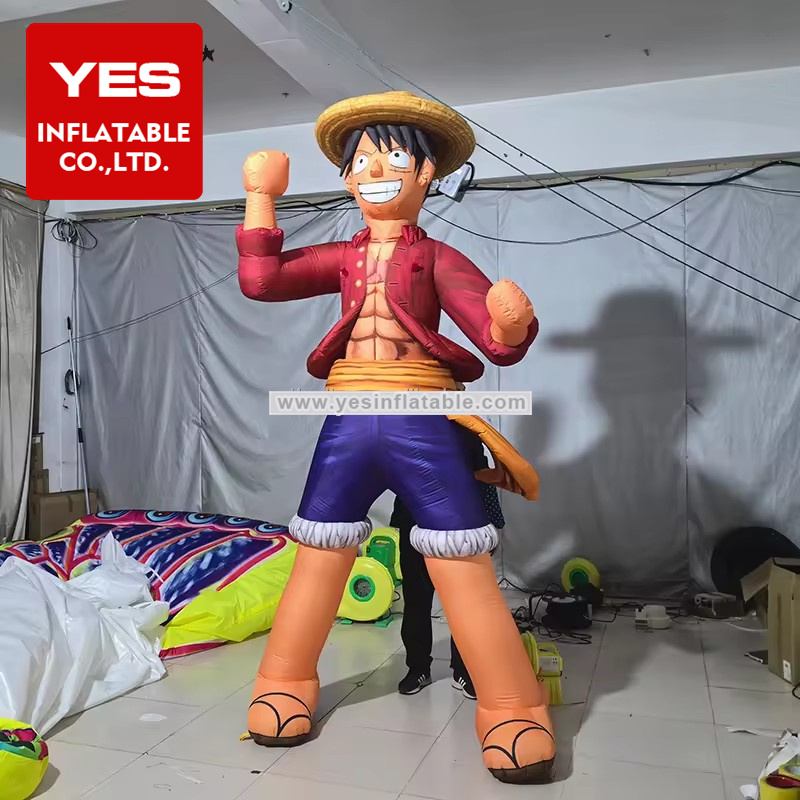 Giant Inflatable Cartoon Charater Mascot Model Inflatable Boy With Hat