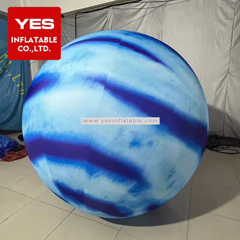 Event Hanging Decoration Inflatable Solar System Inflatable Saturn Inflatable Planet Balloon