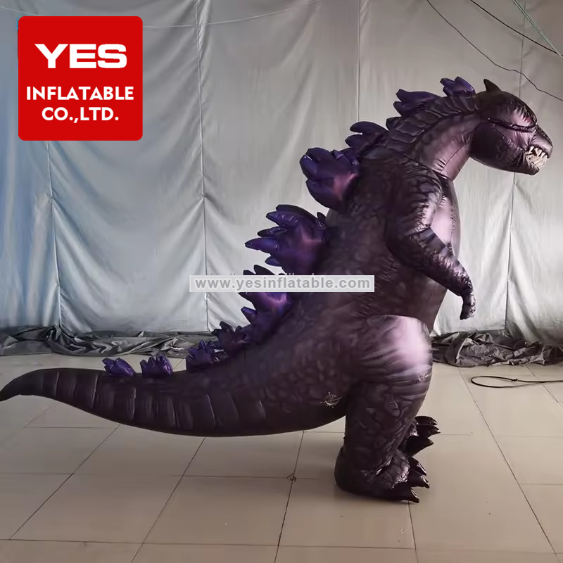 Adult size godzilla costume t rex inflatable dinosaur costume