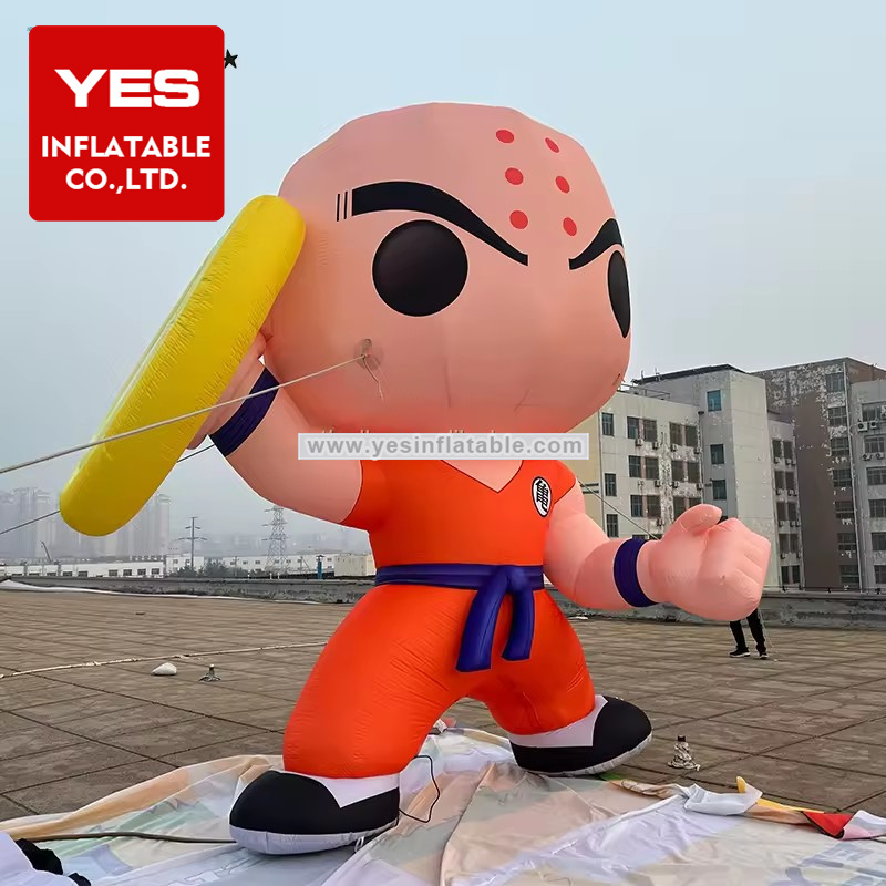 Best Design Inflatable Cartoon Charater Model Inflatable Little Monk