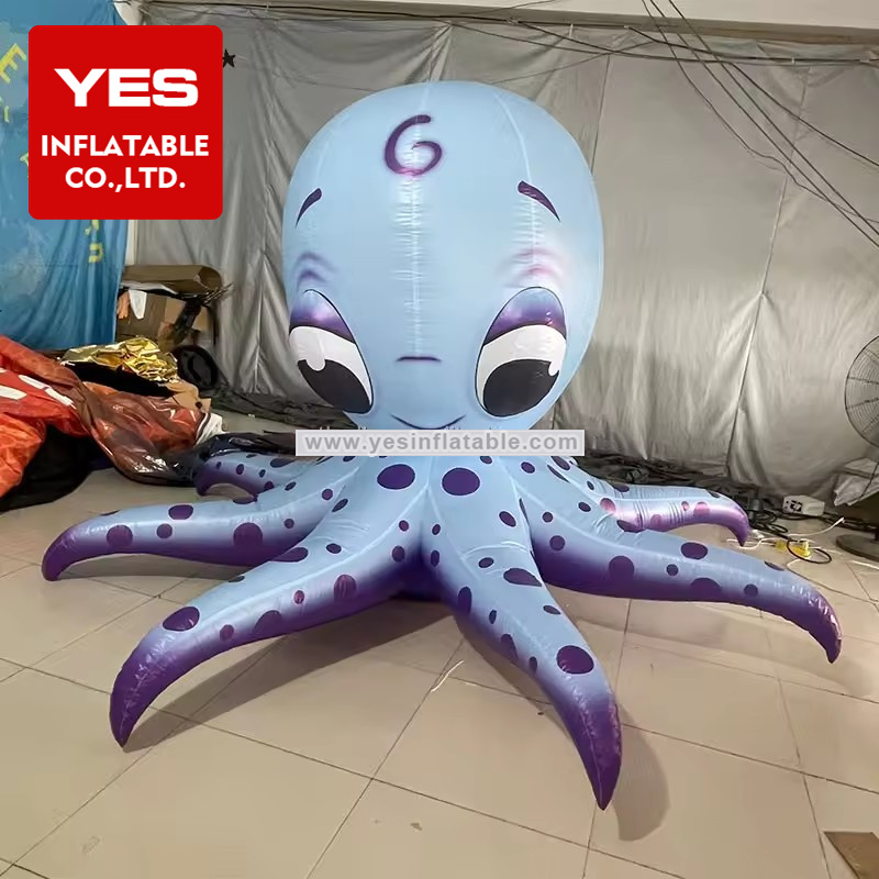 Festival Event Giant Inflatable Octopus Advertising Inflatable Animal For Music Party