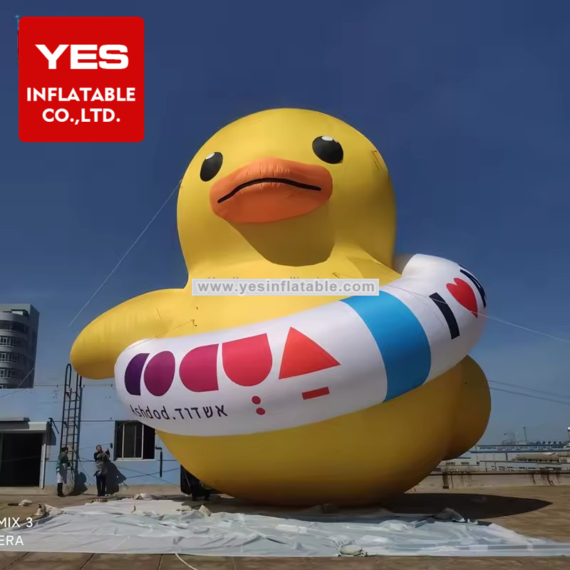 Giant Inflatable Cartoon Animal Model Inflatable Yellow Duck