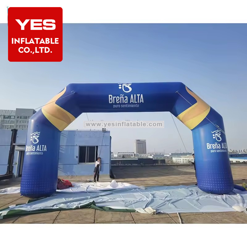 Cheap Durable Double Side Logo Printed Inflatable Finish Line Arch Inflatable Advertising Arch