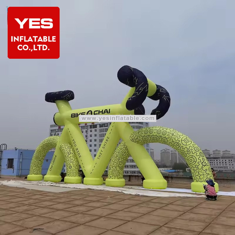 Very Vivid giant inflatable bike model giant inflatable bicycle for sale