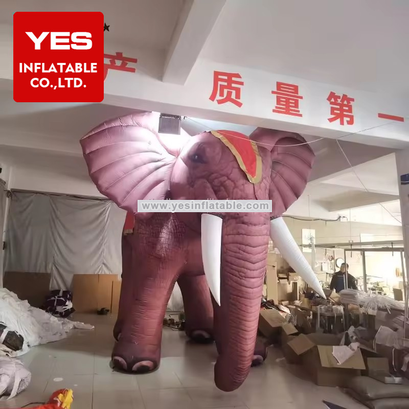 Inflatable savannah animal Oversize Lifelike Inflatable Zoo Animal Large Inflatable Elephant