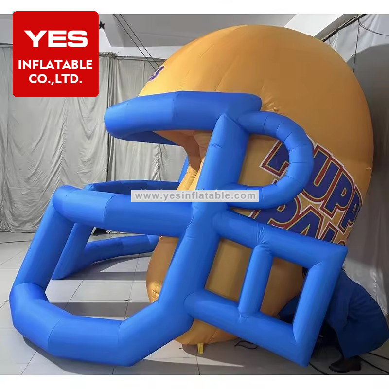 Customized Large Inflatable Helmet Tunnel Inflatable Sports Entrance