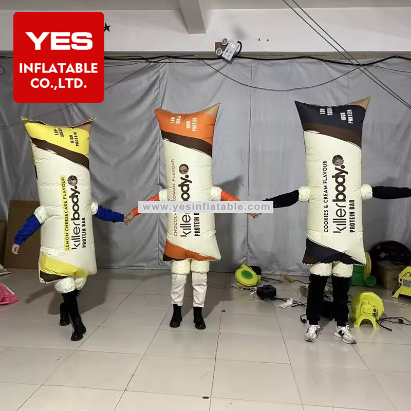 Outdoor Parade Inflatable Walking Costume Inflatable Chocolate Bar Costume