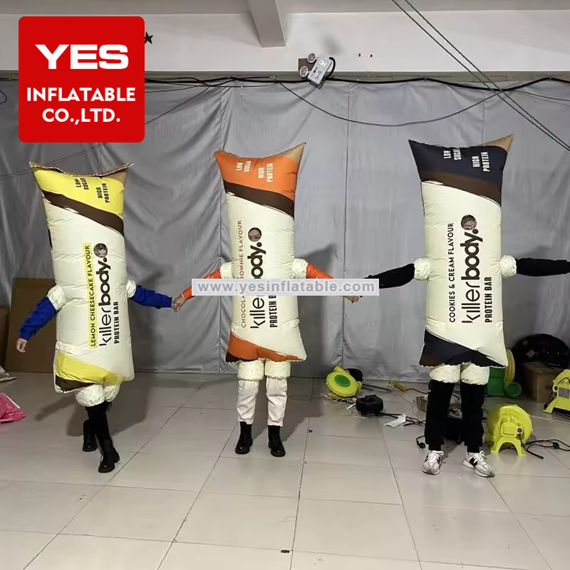 Outdoor Parade Inflatable Walking Costume Inflatable Chocolate Bar Costume