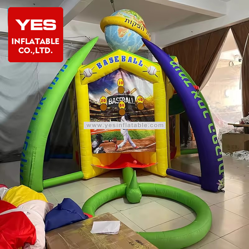 5 in 1 sports combo carnival sport shooting games inflatable interactive games