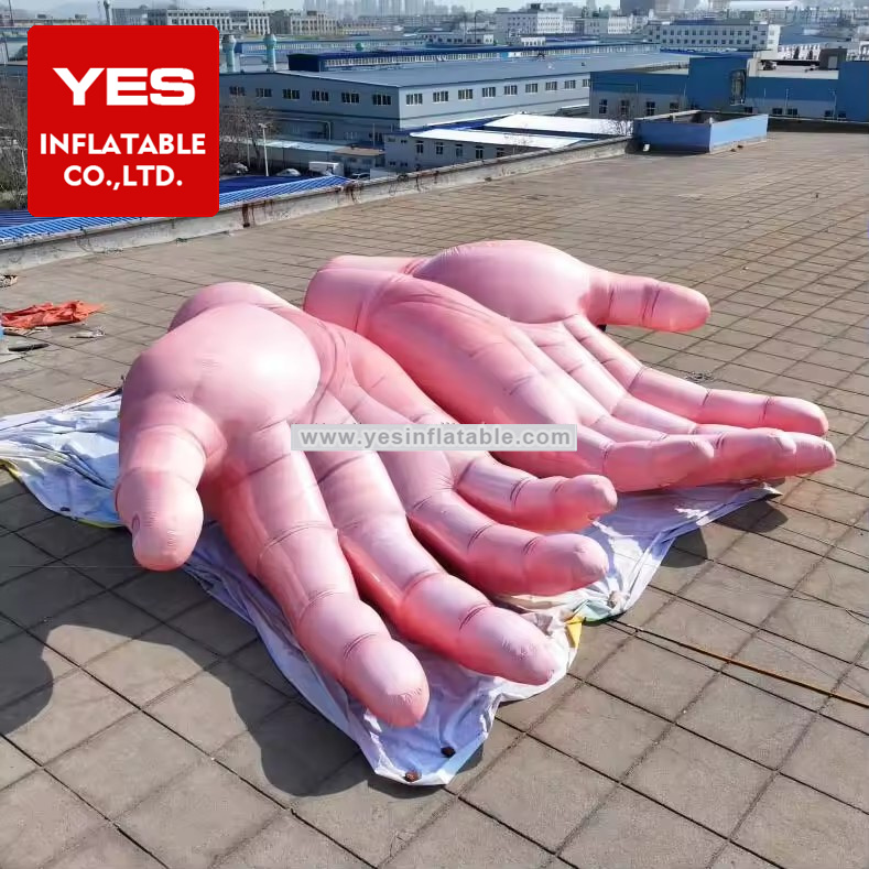 Customized Event Decoration Inflatable Advertising Props Giant Inflatable Hand