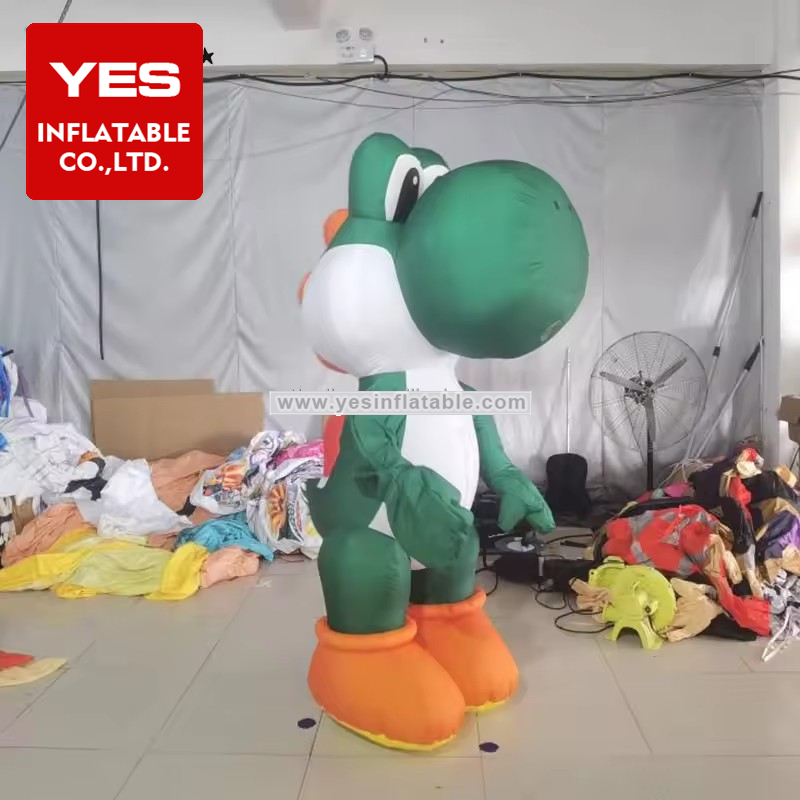 Event Party Inflatable Walking Cartoon Inflatable Mascot Animal Suit Inflatable Cartoon Dinosaur Costume