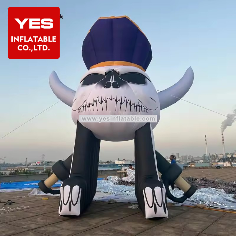 Halloween Inflatable Captain Tunnel Inflatable Cartoon Tunnel For Outdoor Halloween Inflatable   Decoration